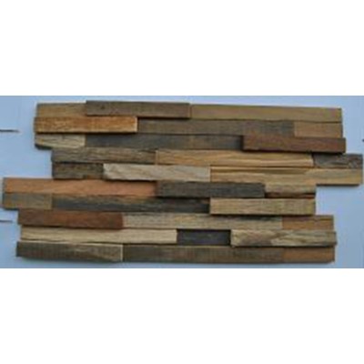 3D Pine wood wall mosaic panel DM16AHR16A