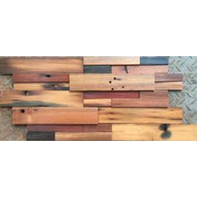 3D Pine wood wall mosaic panel DM2HMB2