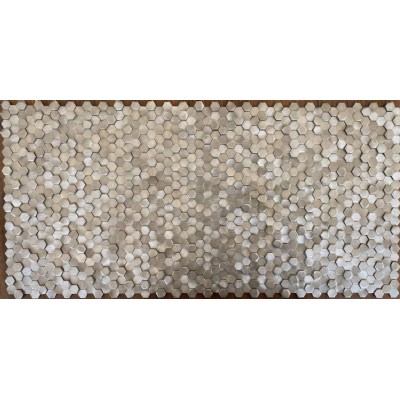 Hexagon Aluminum Board mosaic tile   JZL-A200330