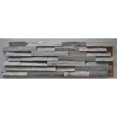 Spanish 3D wall cladding(Mix wood white wash) KSL-DM05011